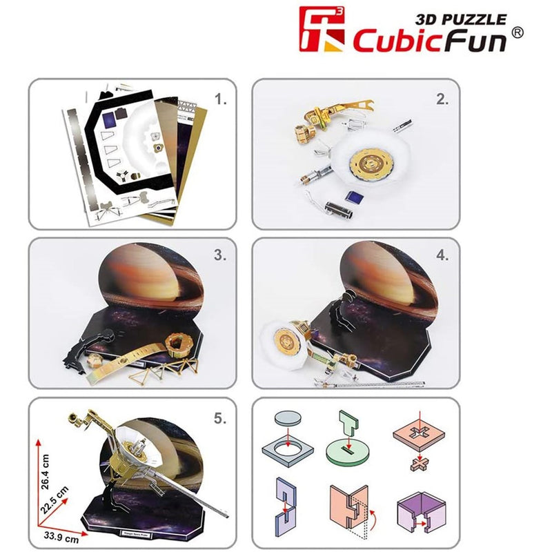 Cubic Fun Cubic Fun 3D Model Building Kit - NASA Voyager Space Probe