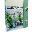 SpiceBox Art & Craft Painting Kit - Watercolor Book, Paper & Paints - The Easy Way