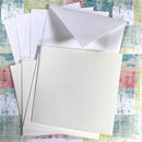 Kraft Collection White Blank Square Cards & Envelopes 20cm x 20cm