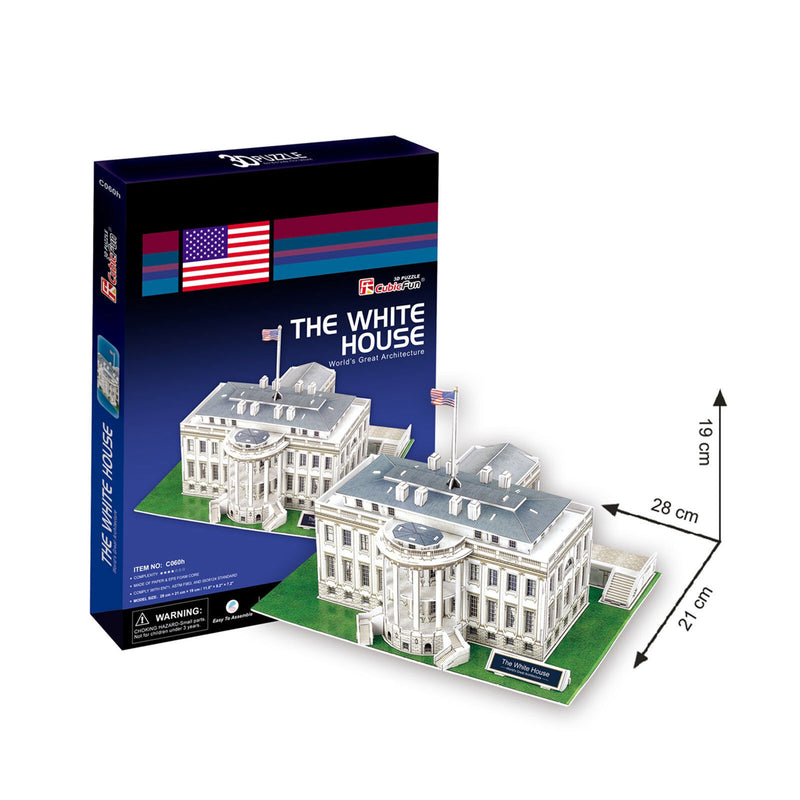 Cubic Fun The White House 64pcs 3D Puzzle Model Building Kit