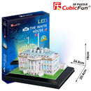 Cubic Fun Cubic Fun 3D Led Model Building Kit - The White House