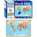 Hinkler Hinkler Puzzlebilities 500pcs Jigsaw Puzzle World Map