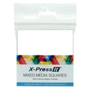 X-Press It X-Press It 10cm Mixed Media Cardstock Squares 970gsm Matboard Cards White